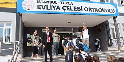 Tuzla’nın Eğitim- Öğretimde Vizyon ve Başarılarıyla Öne Çıkan Ortaokulunda 2023-2024 Eğitim-Öğretim Yılı İçin Zil Çaldı