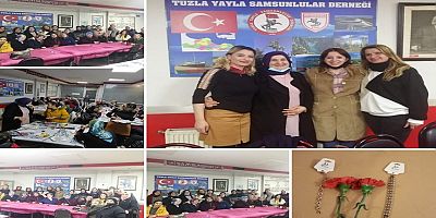 Tuzla Samsunlular Derneğinde 8 Mart Coşkusu 