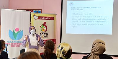 Tuzlalı Kadınlara ‘Saksıda Sebze Yetiştiriciliği’ Kursu Verildi
