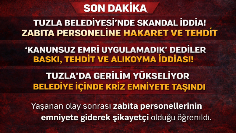 Tuzla’da Gerilim Yükseliyor