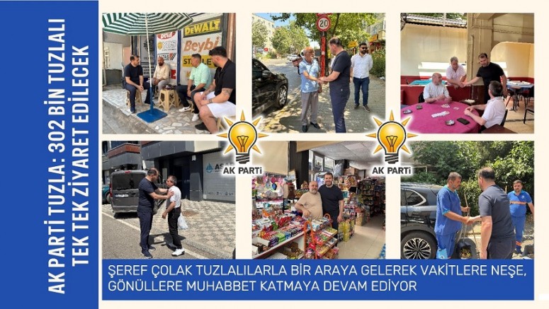 “Tuzla’da Gönüllere Dokunan Ziyaret Maratonu”